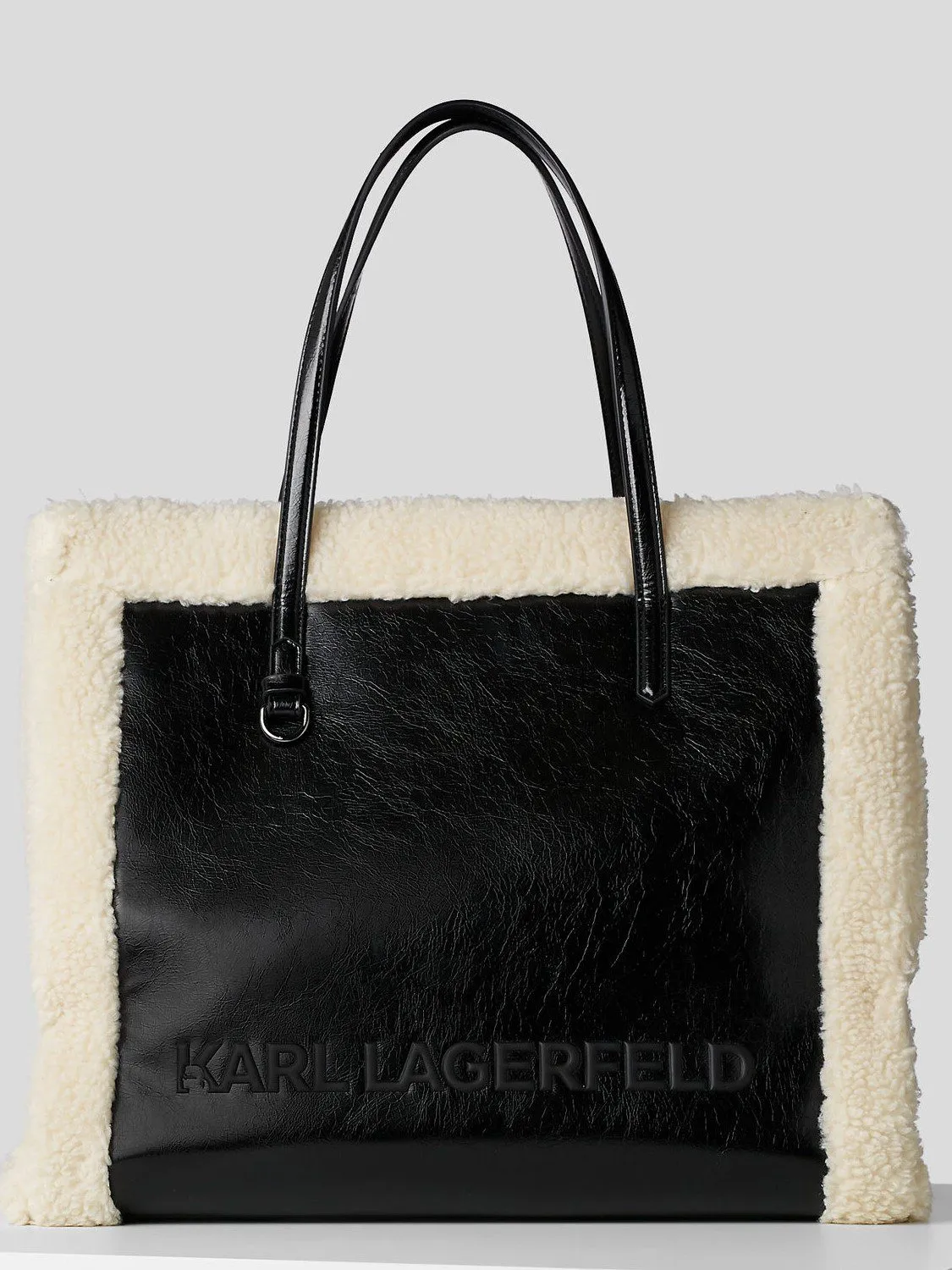 BOLSO TOTE SHEARLING KARL LAGERFELD