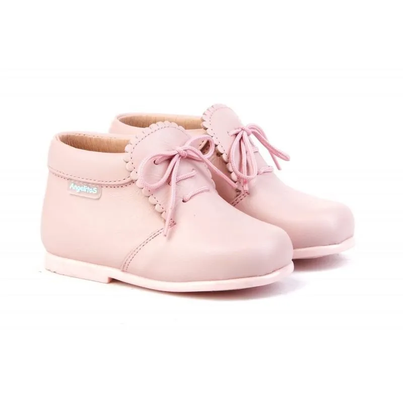 Bota Rosa Niña Primeros Pasos Angelitos