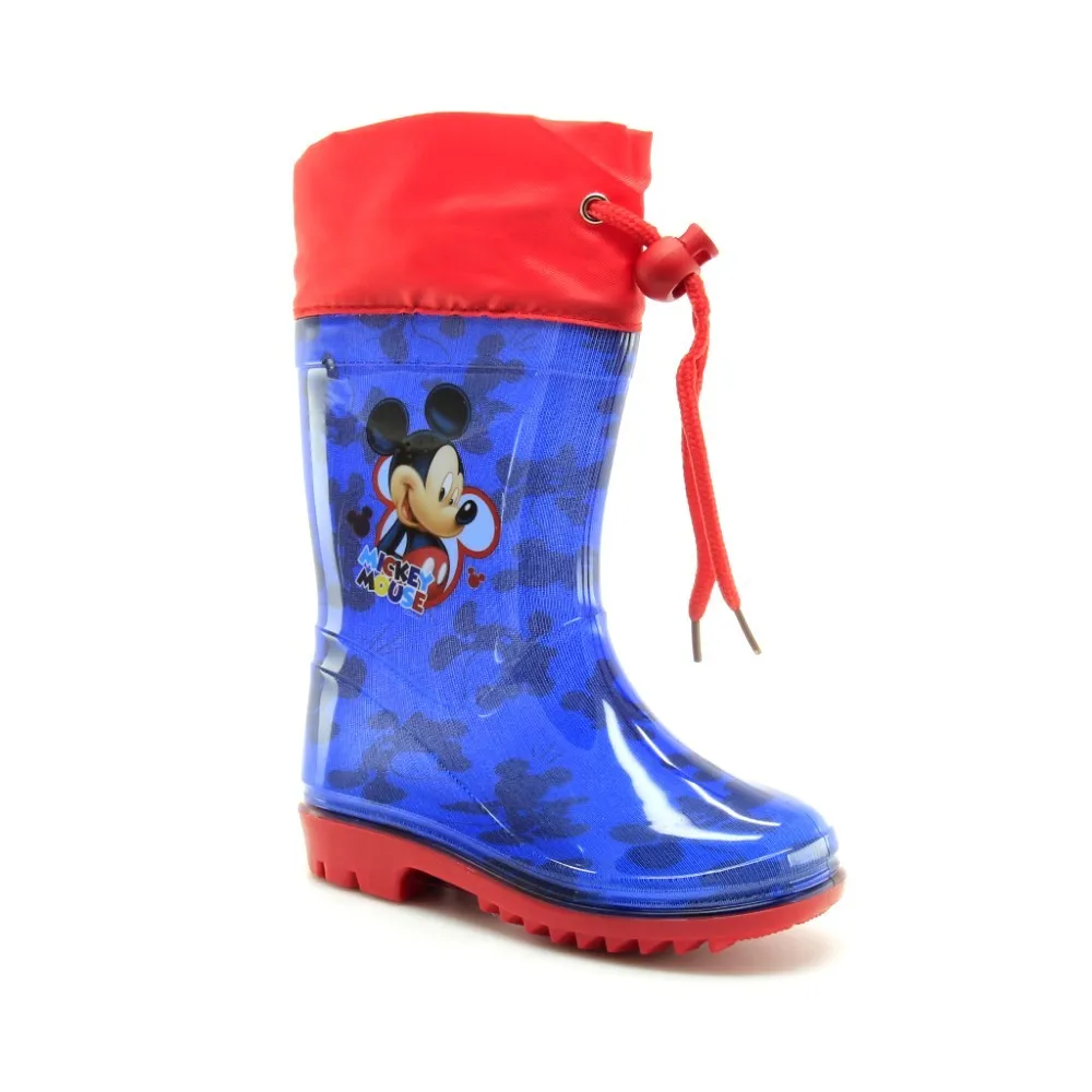 BOTAS DE AGUA MICKEY AZULROJO