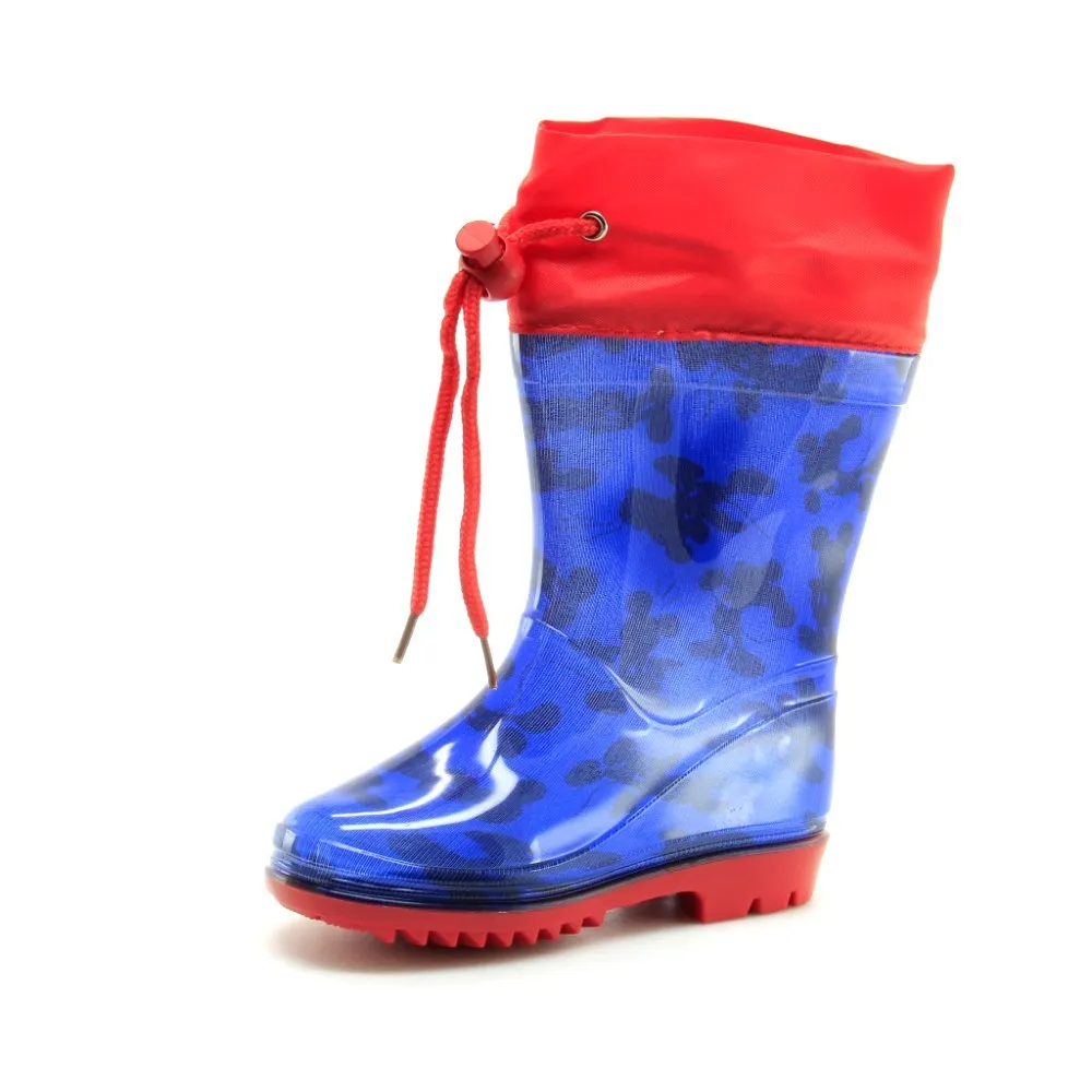 BOTAS DE AGUA MICKEY AZULROJO