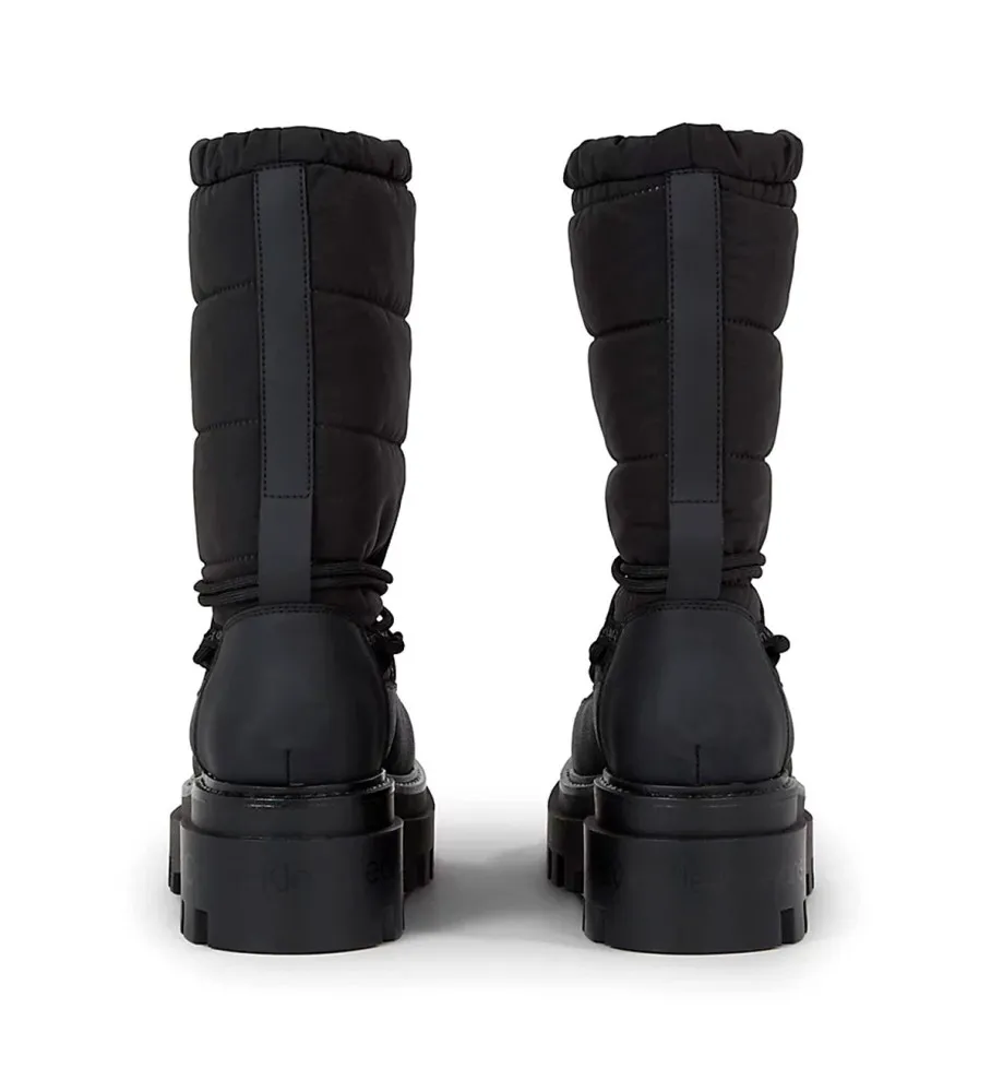 BOTAS DE NIEVE ACOLCHADAS NEGRO ALTURA PLATAFORMA 6CM