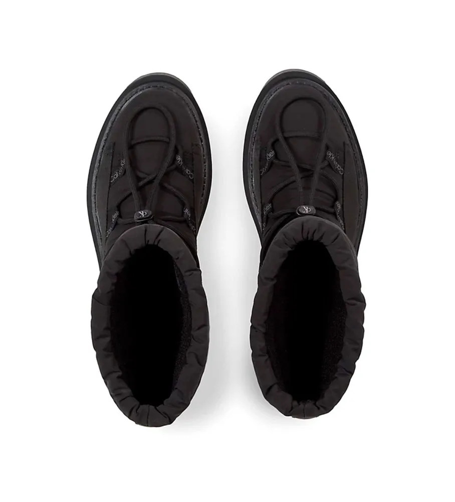 BOTAS DE NIEVE ACOLCHADAS NEGRO ALTURA PLATAFORMA 6CM