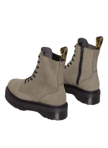 Botas Dr Martens Jadon Nickel Gris Para Mujer