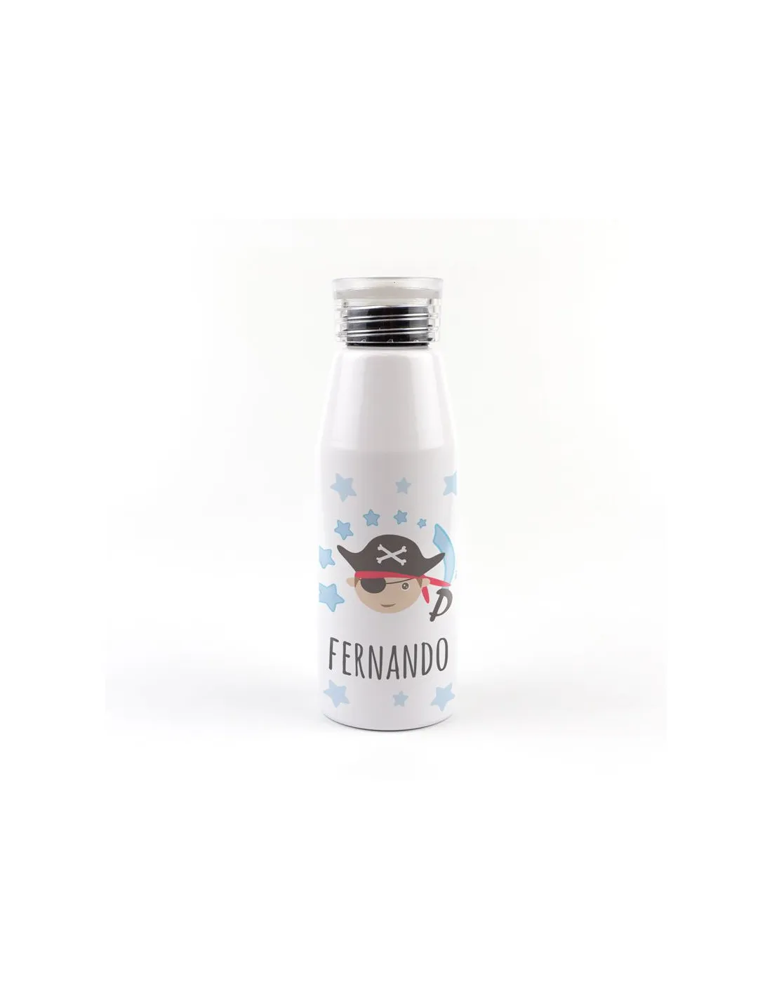 Botella Aluminio Pirata Soft 500ml Personalizada de Mi Pipo