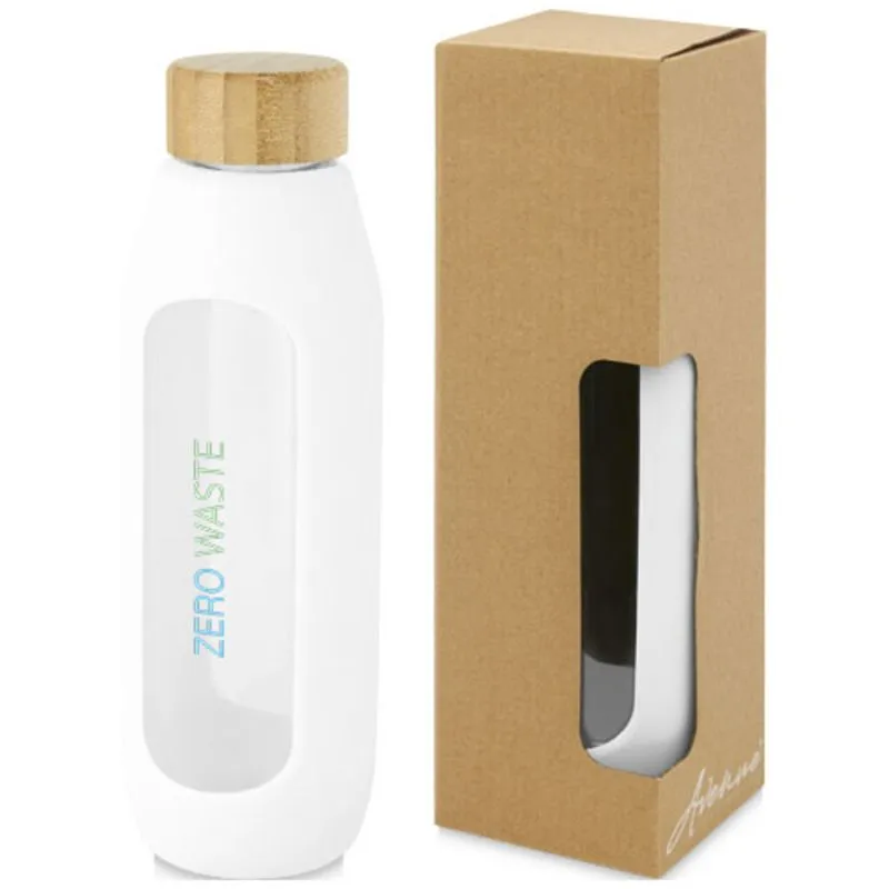 Botella personalizable con agarre de silicona Tidan