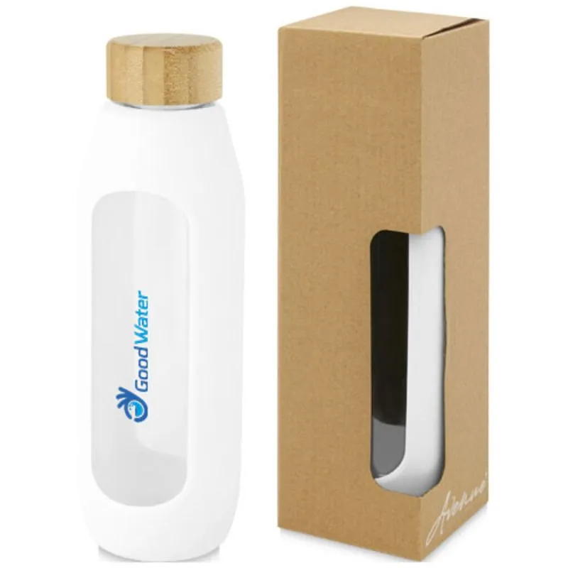 Botella personalizable con agarre de silicona Tidan