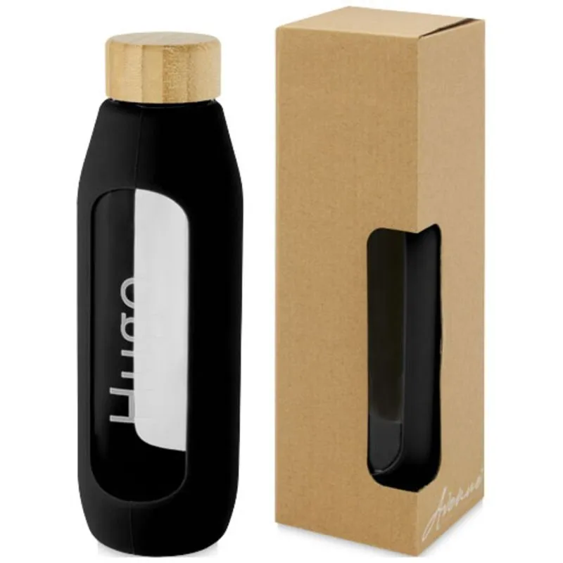 Botella personalizable con agarre de silicona Tidan