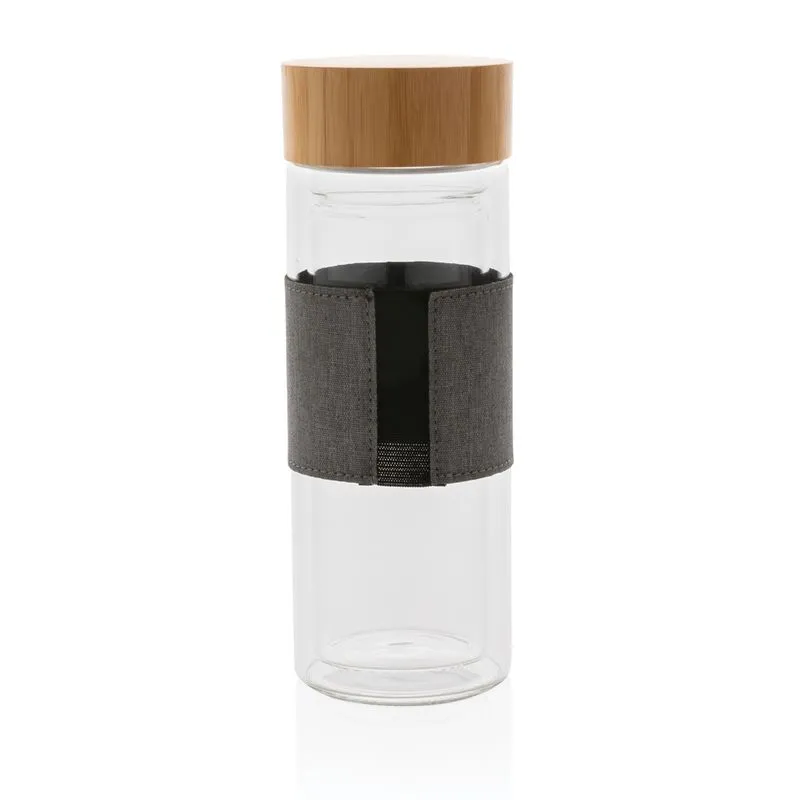 Botella publicitaria de vidrio de doble pared 360 ml Impact