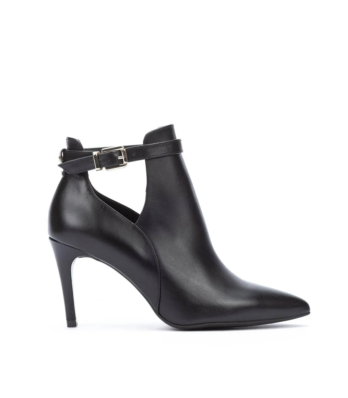 BOTINES CON TACÓN PARA MUJER THELMA 1498A609P NEGRO