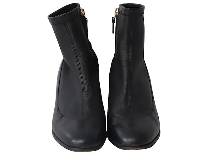 Botines con tacón adornado Sophia Webster en cuero negro 