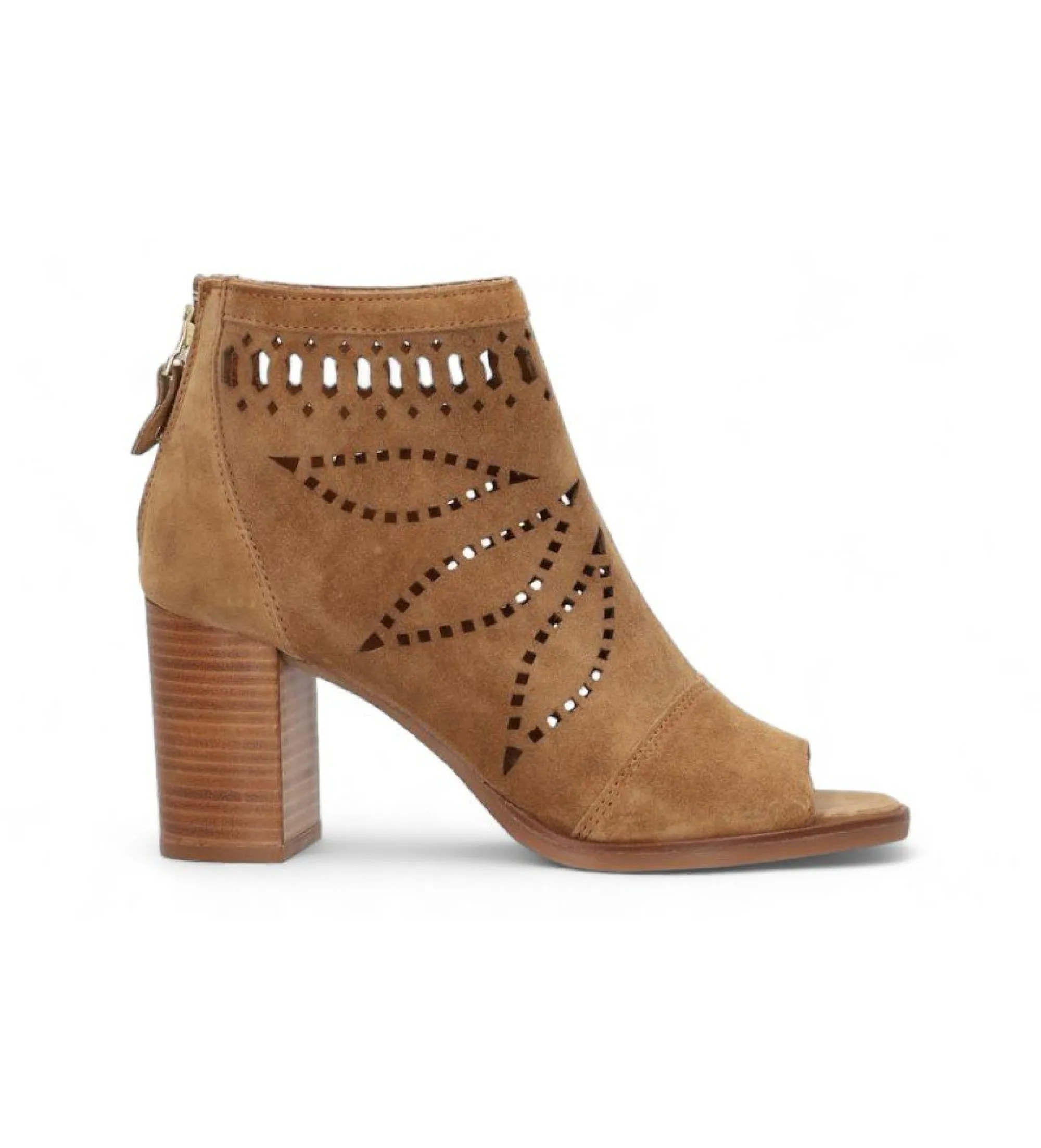 BOTINES DE PIEL LISET MARRóN ALTURA TACóN 8CM