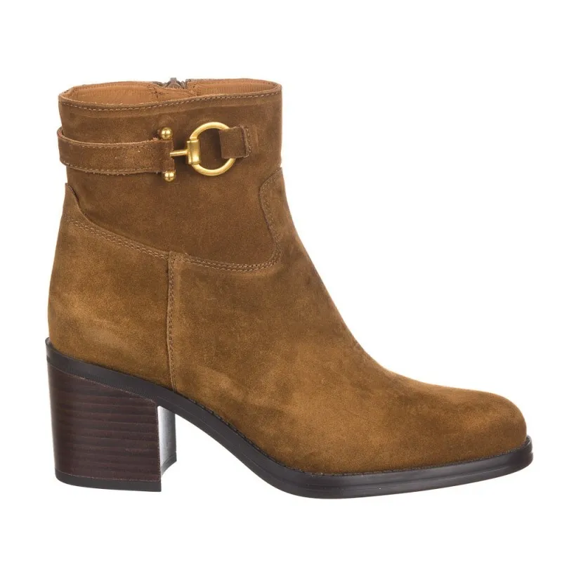 Botines De TacÓn Alpe 2389 Mujer Cuero