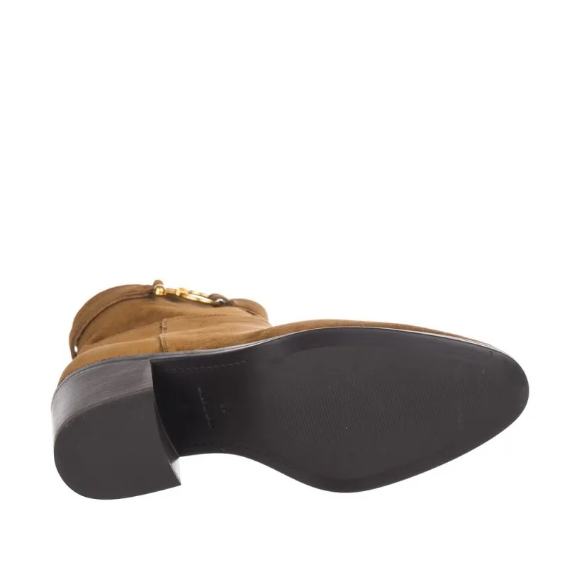 Botines De TacÓn Alpe 2389 Mujer Cuero