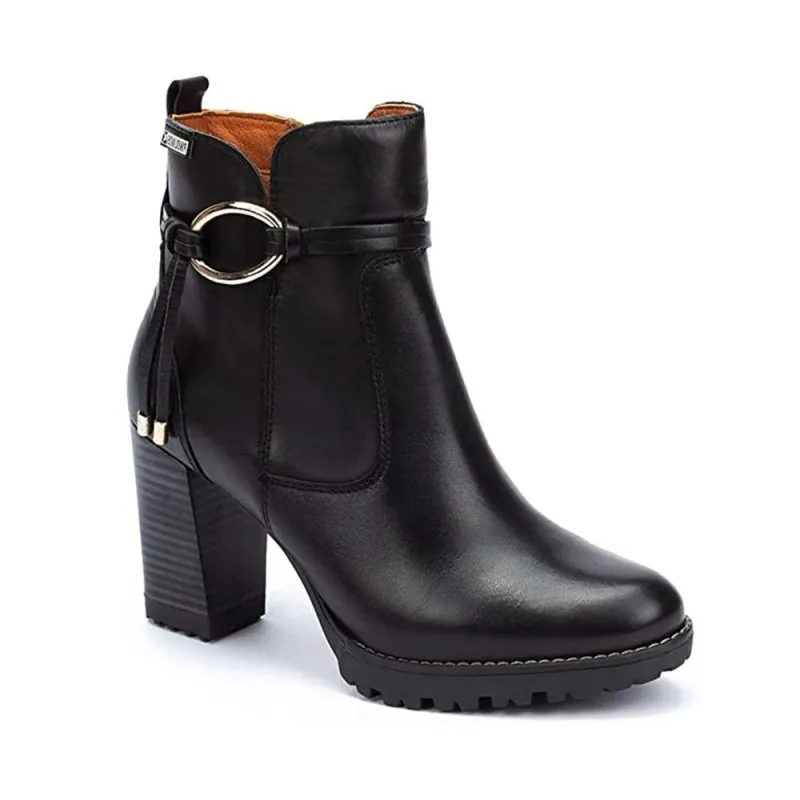 BOTINES DE TACÓN PIKOLINOS W7M8542 MUJER NEGRO