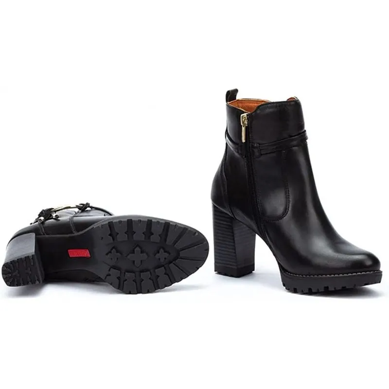 BOTINES DE TACÓN PIKOLINOS W7M8542 MUJER NEGRO