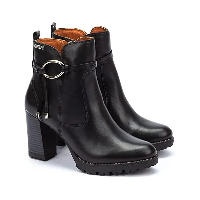BOTINES DE TACÓN PIKOLINOS W7M8542 MUJER NEGRO