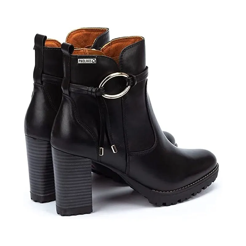 BOTINES DE TACÓN PIKOLINOS W7M8542 MUJER NEGRO