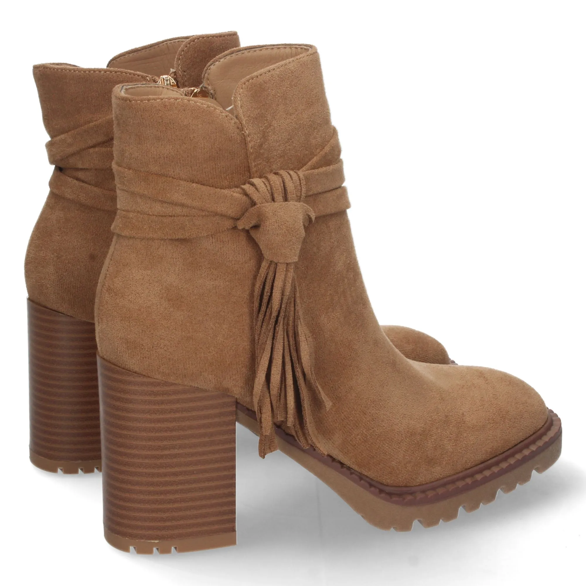 Botines de tacón alto