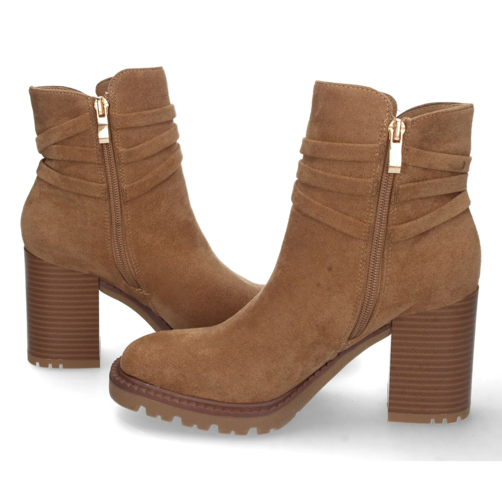 Botines de tacón alto