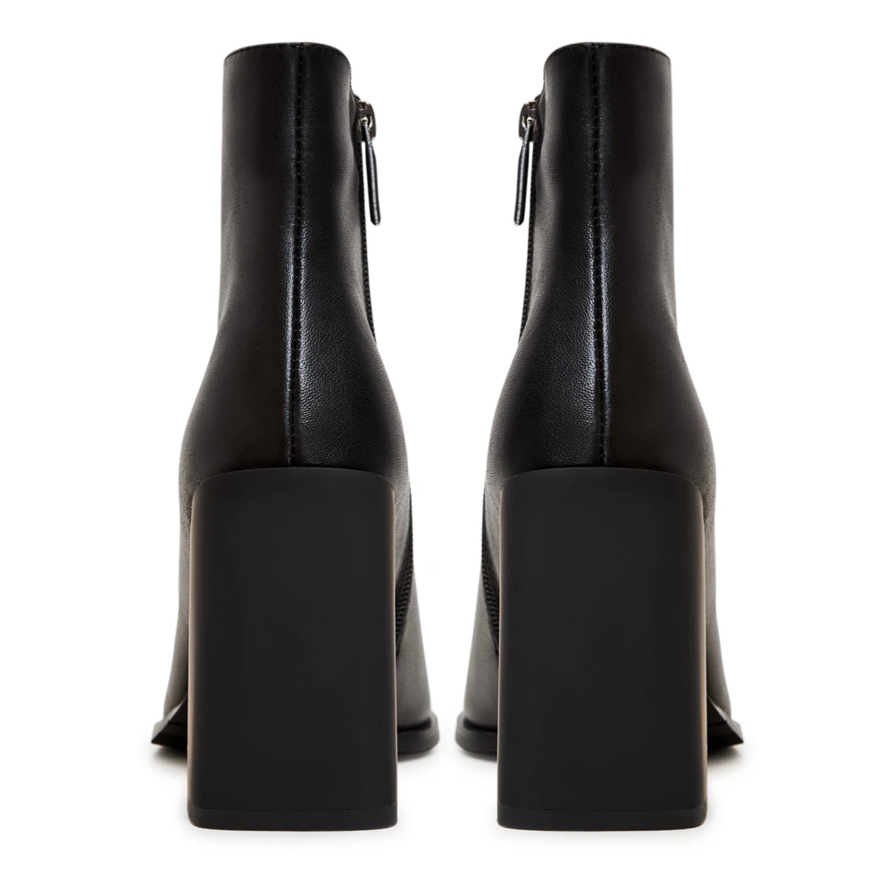 Botines de Tacón Bloque Negro