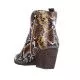 Botines tacón Alma en pena con estampado animal print