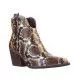 Botines tacón Alma en pena con estampado animal print