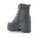 Botines tacón Owel adelaide negros con cordones