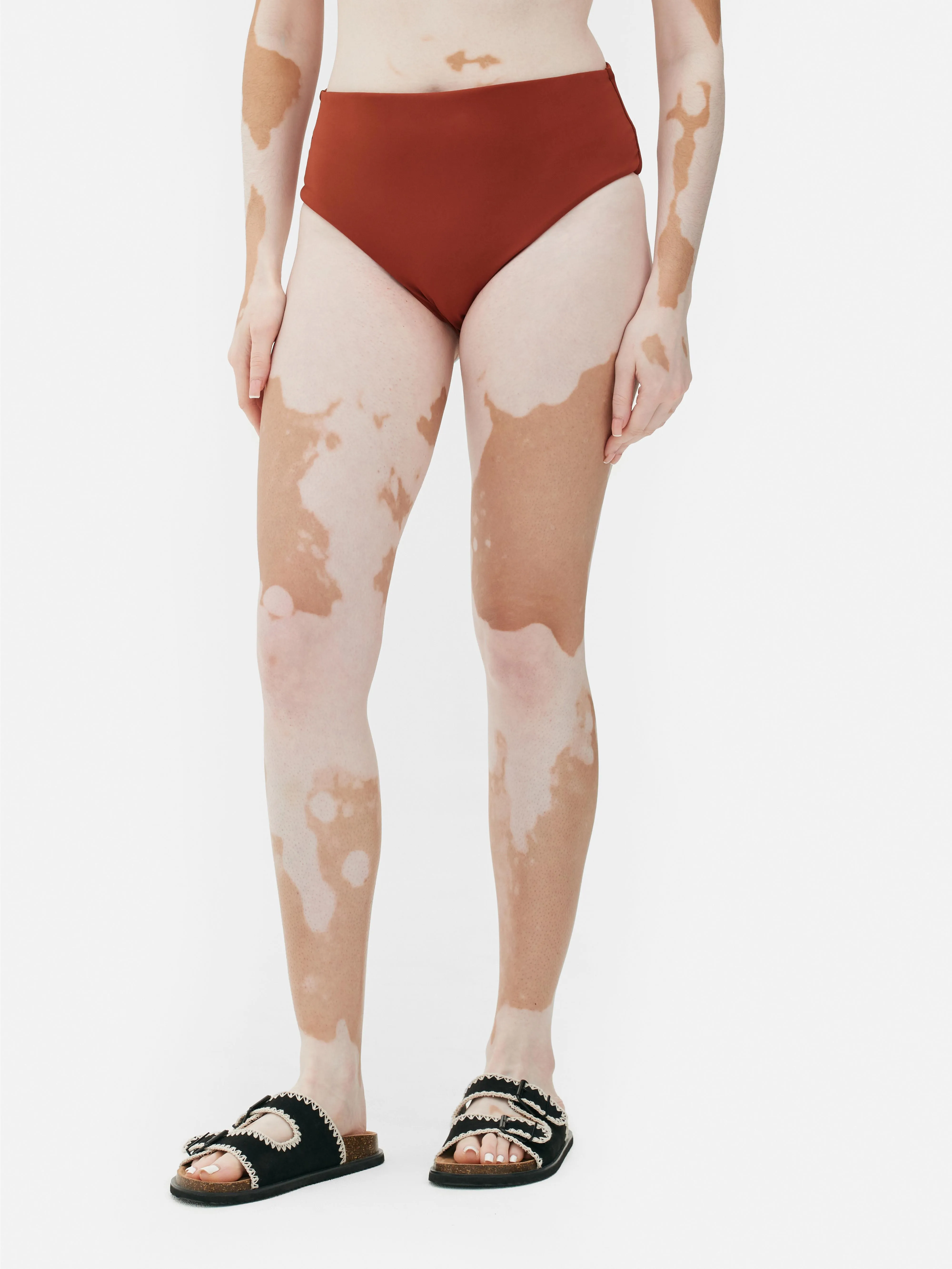Braguitas de bikini de talle alto