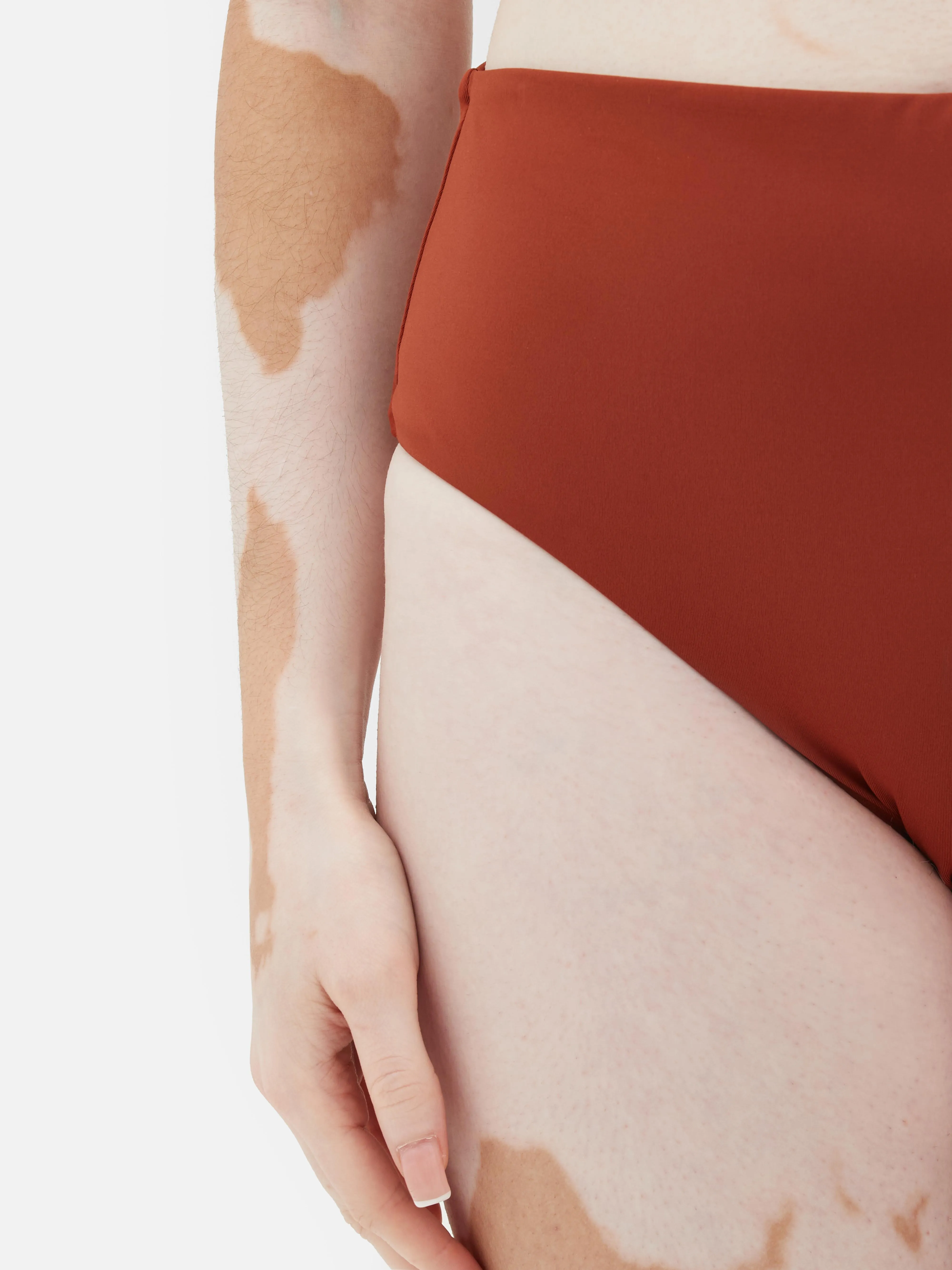 Braguitas de bikini de talle alto