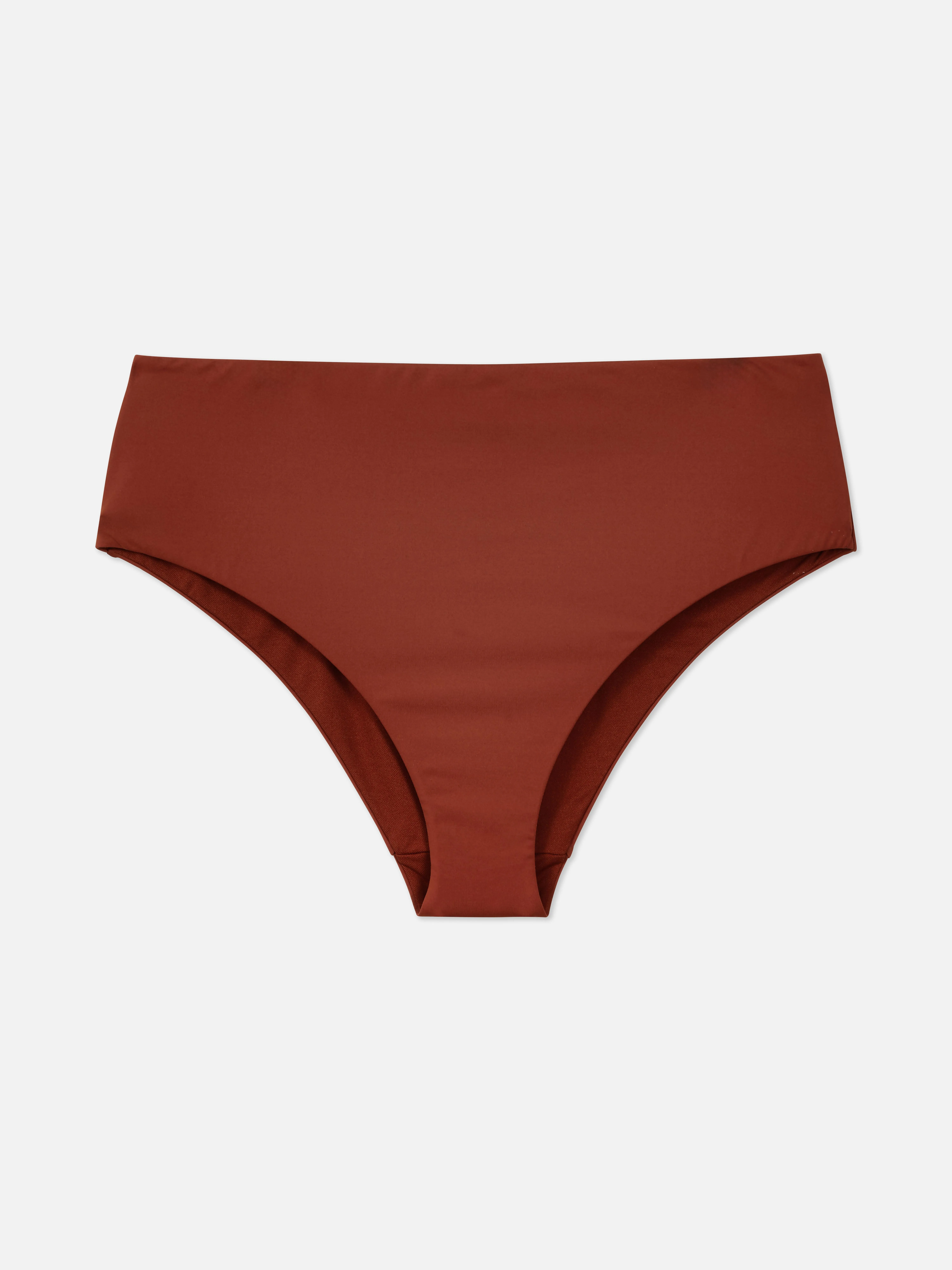 Braguitas de bikini de talle alto