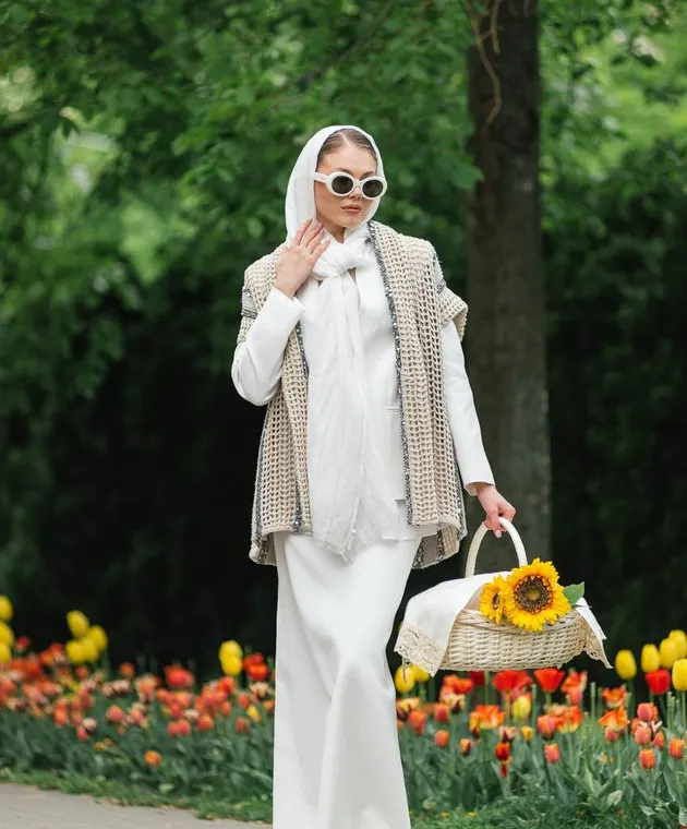 Brunello Cucinelli White striped linen stole