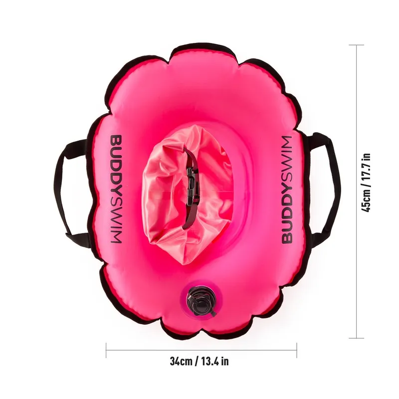 BUDDYSWIM Boya Natación Aguas Abiertas HYDRASTATION (Donut) Rosa