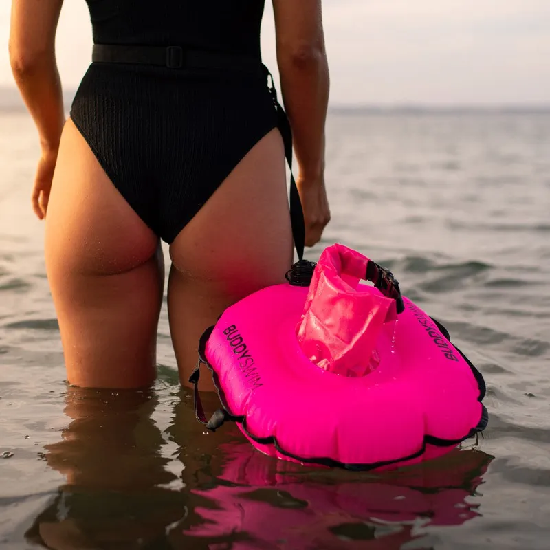 BUDDYSWIM Boya Natación Aguas Abiertas HYDRASTATION (Donut) Rosa