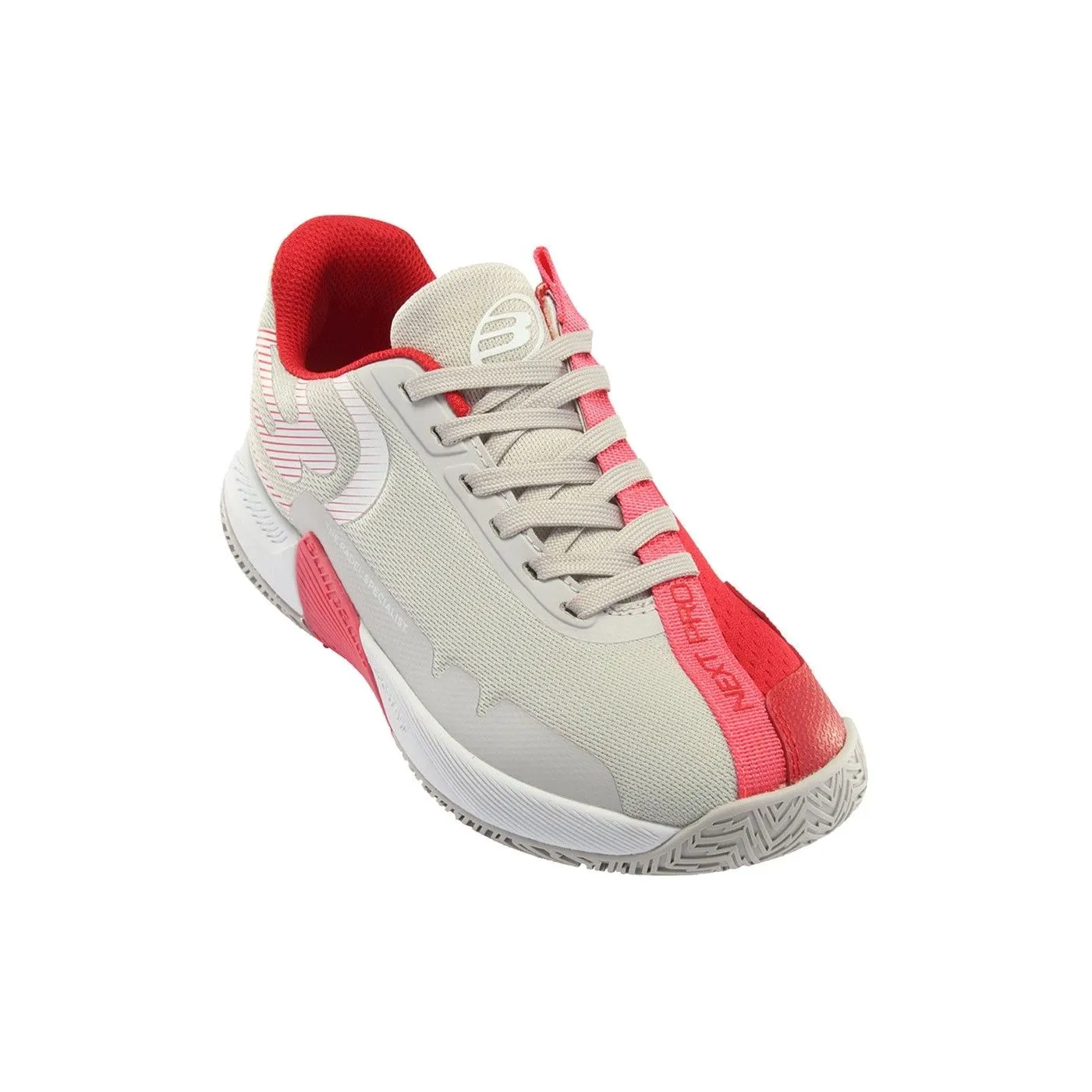 Bullpadel Next Pro 23v Gris Rojo Mujer