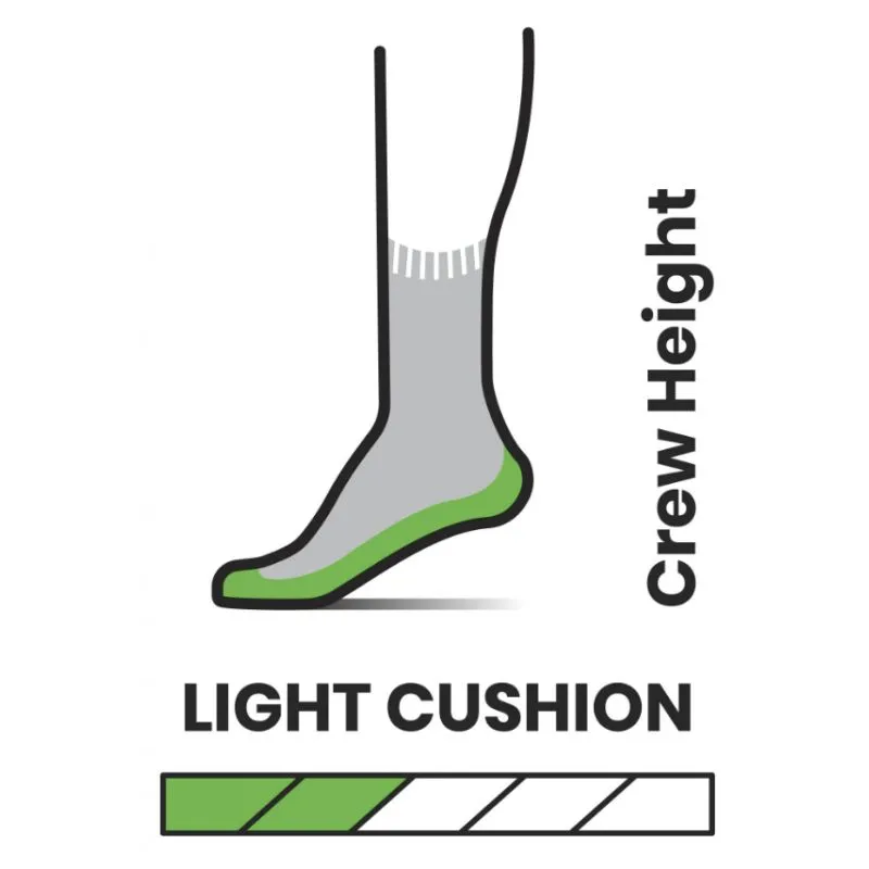 Calcetines de senderismo para mujer Smartwool Classic Edition Light Cushion Crew (Bleached Aqua)