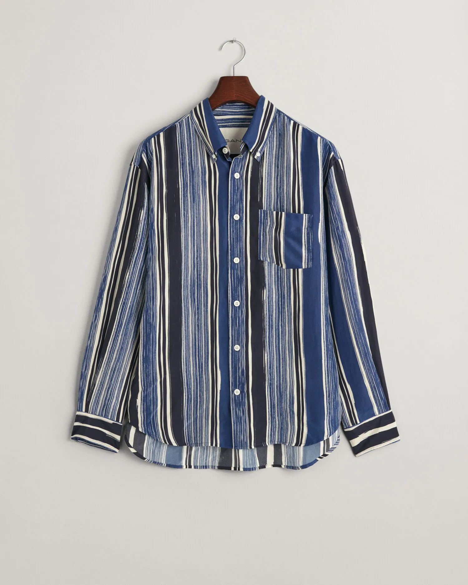 Camisa de seda estampada Relaxed Fit