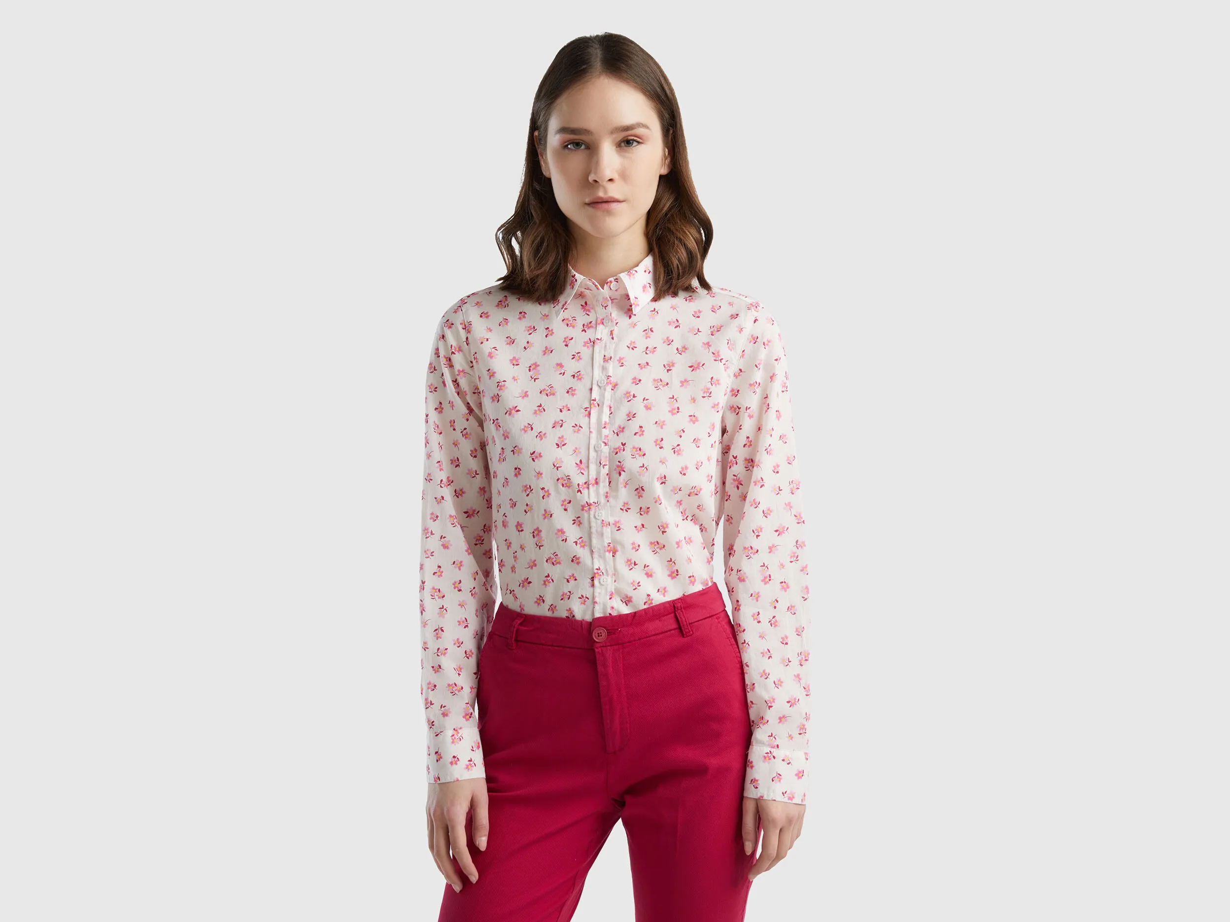 Camisa estampada de 100 % algodón