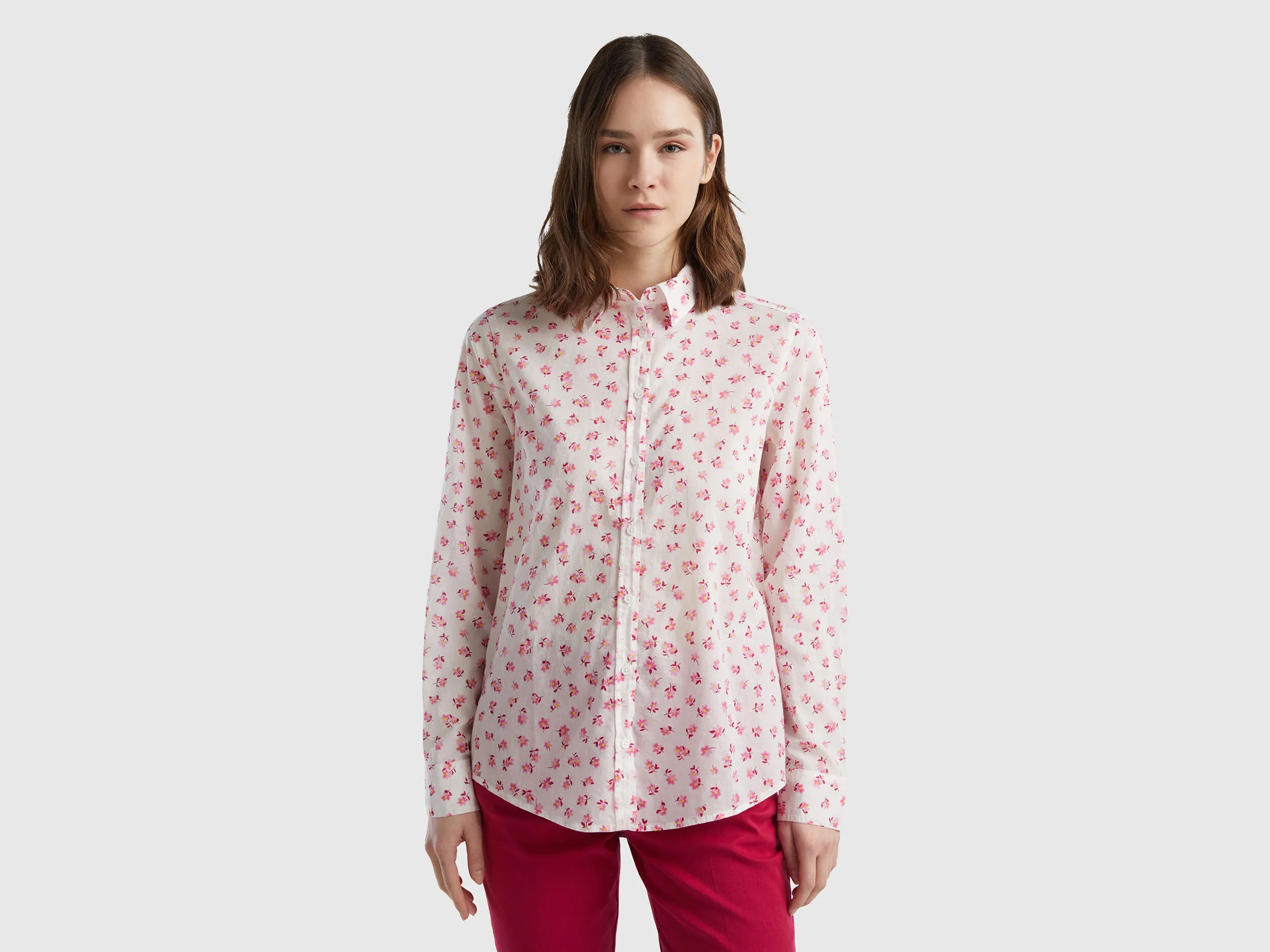 Camisa estampada de 100 % algodón