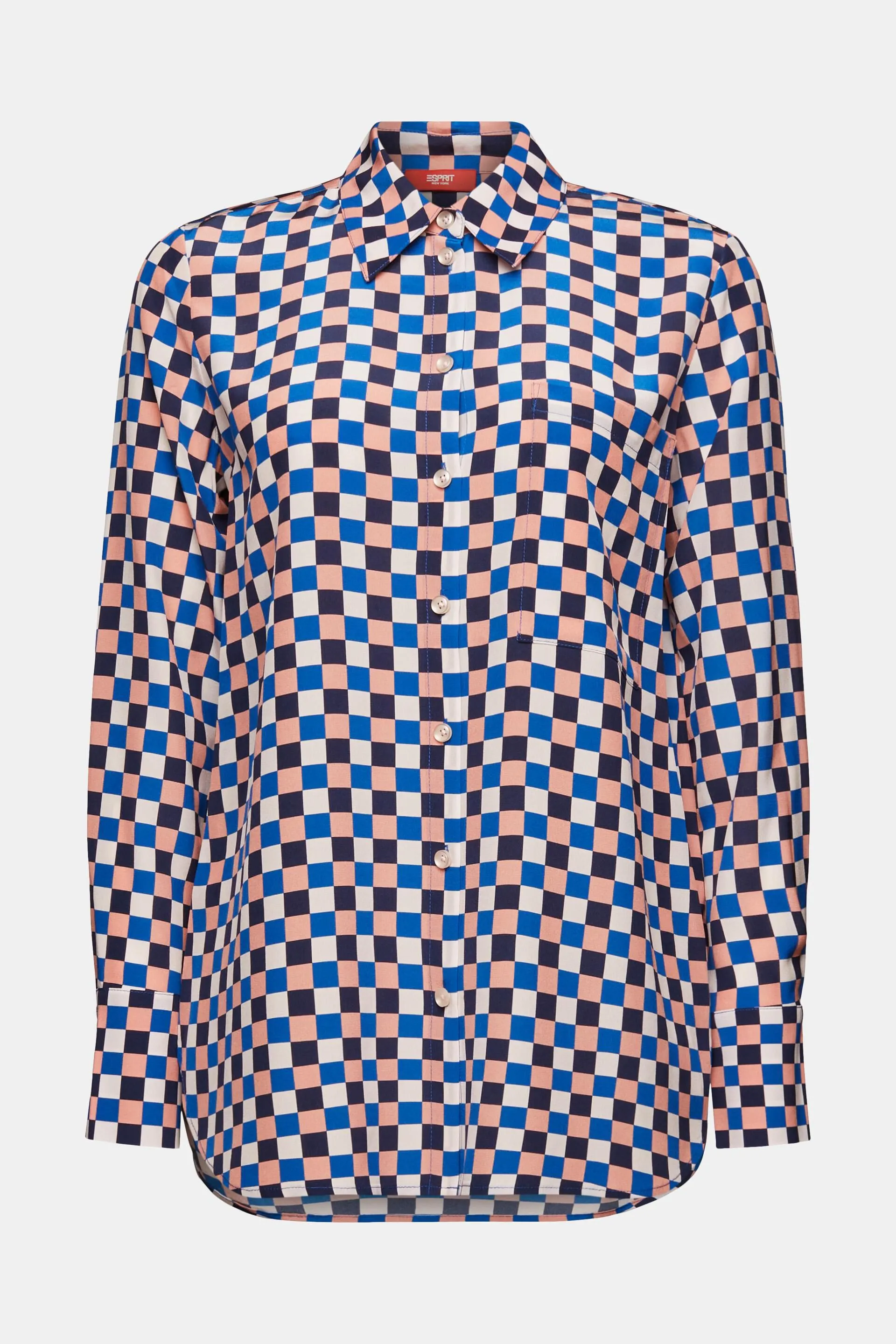 Camisa estampada de seda