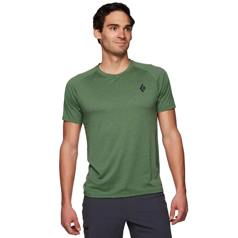 Camiseta Black Diamond M Lightwire Short Sleeve Tech Tee (Arbor Green) Hombre