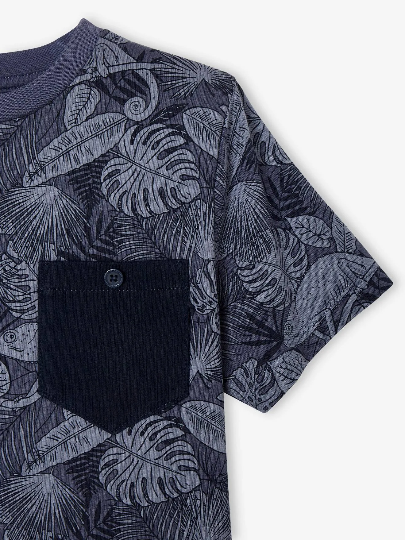 Camiseta de manga corta con motivos gráficos, para niño
