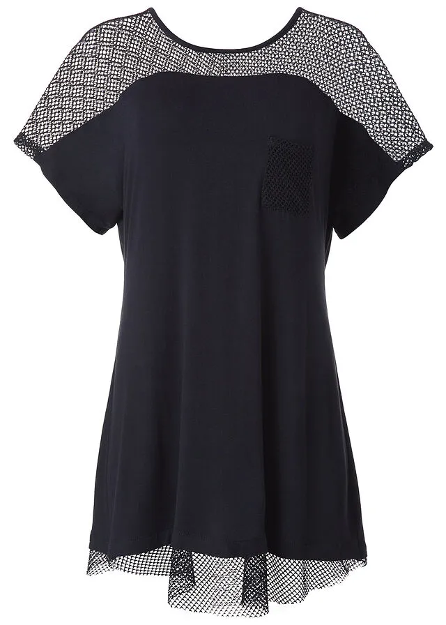 Camiseta de playa Negro