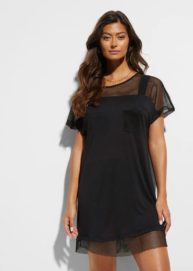 Camiseta de playa Negro