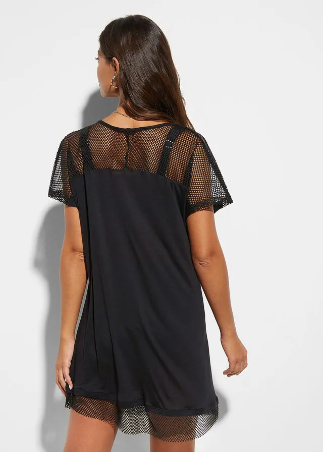 Camiseta de playa Negro