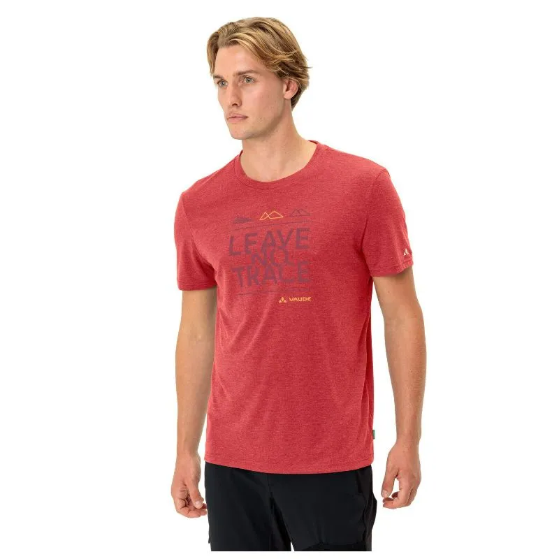 Camiseta de senderismo Vaude Camiseta Tekoa III (roja) Hombre