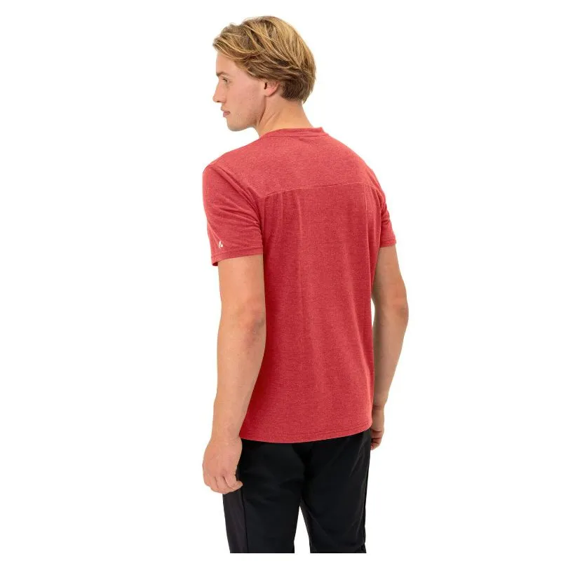 Camiseta de senderismo Vaude Camiseta Tekoa III (roja) Hombre