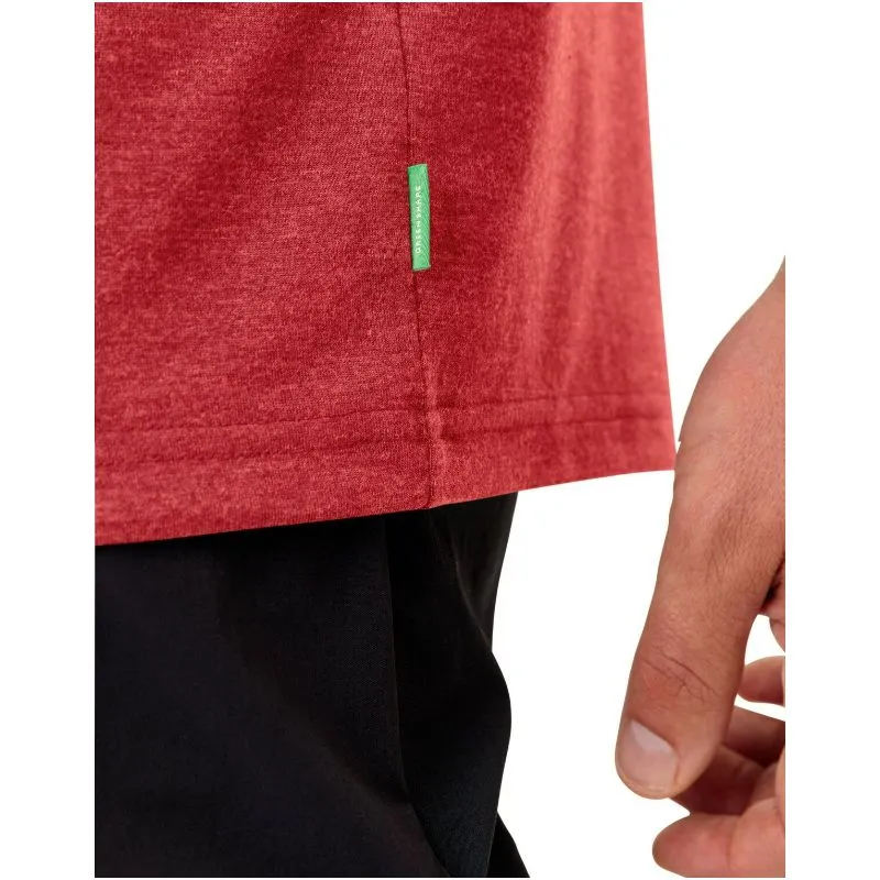 Camiseta de senderismo Vaude Camiseta Tekoa III (roja) Hombre