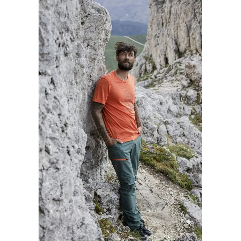 Camiseta de senderismo Vaude Camiseta Tekoa III (roja) Hombre
