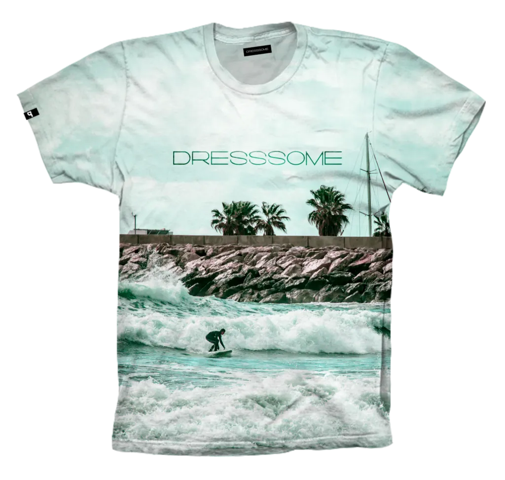 Camiseta Full print – Tropical Surf