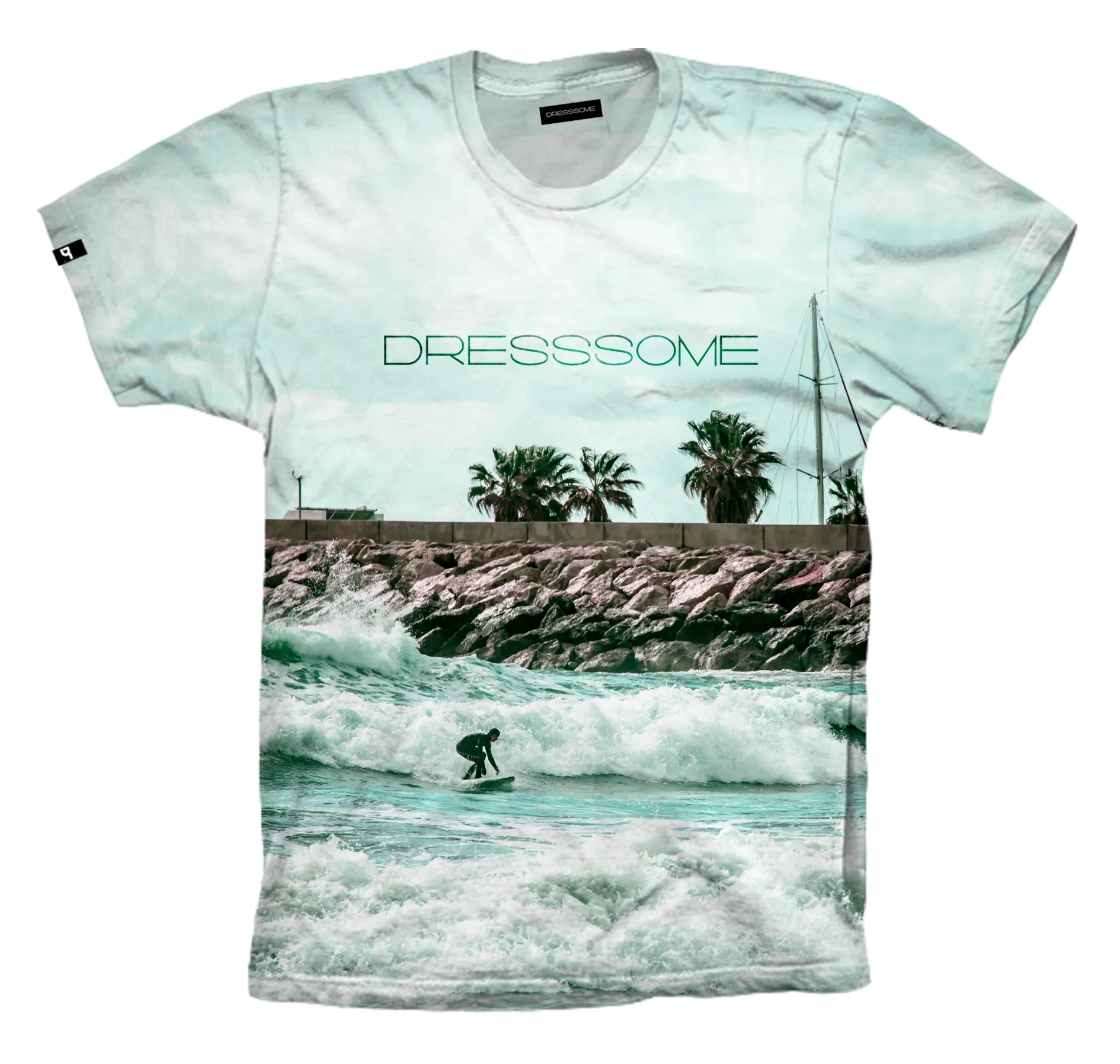 Camiseta Full print – Tropical Surf